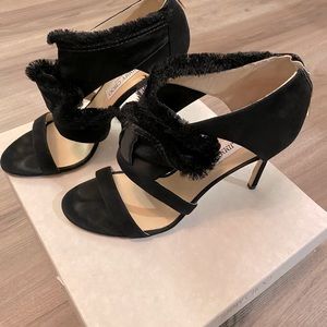 Jimmy Choo Ruffle Kiki Stilettos